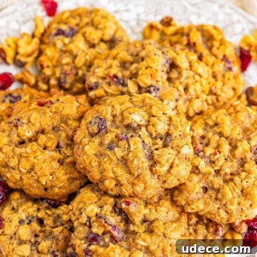 Chewy Cranberry Oatmeal Cookies with Walnuts — Soft, Tangy Bites 9 img 47553 9