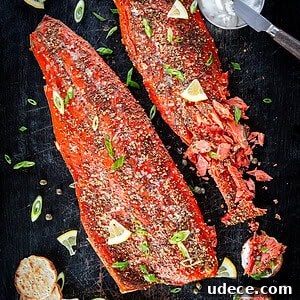Smoked Salmon Pastrami Recipe: How to Make and Serve It 3 Platter of Smoked Salmon Pastrami.
