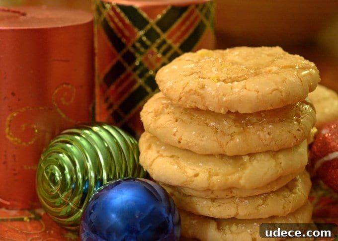 Zesty Lemon Ice Cookie Recipe for Bright, Chewy Treats 2 A close up of food on a table, with Cookies