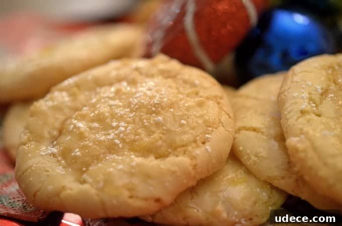 Zesty Lemon Ice Cookie Recipe for Bright, Chewy Treats 5 A close up of Cookies