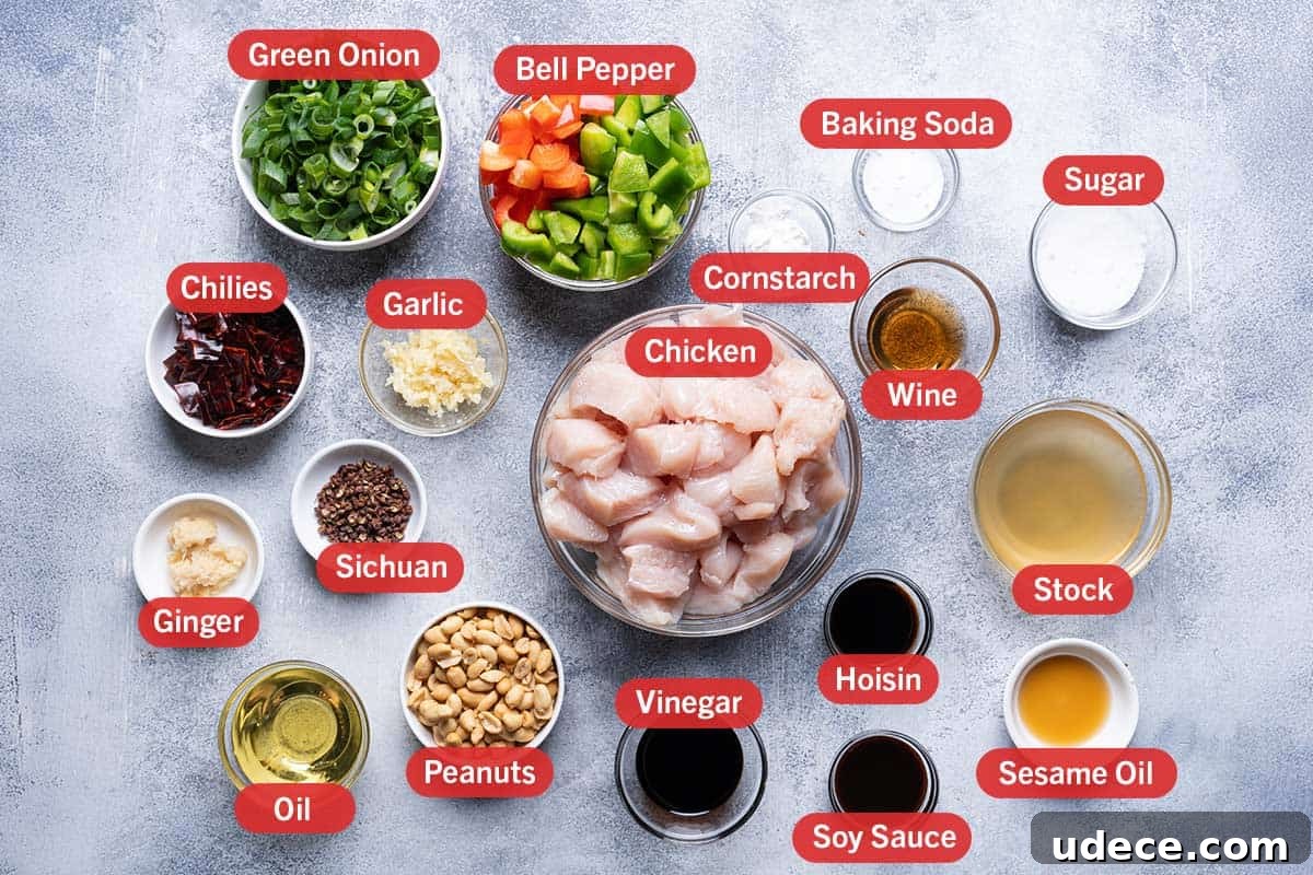 close up image of all ingredients laid out