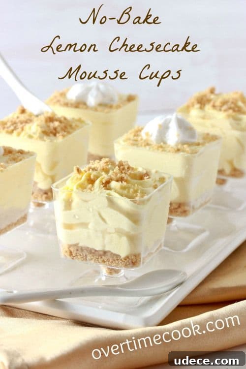 50 Zesty Citrus Desserts: Bright Recipes for Every Occasion 37 no bake lemon cheesecake mousse