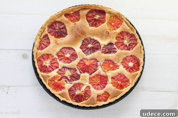 50 Zesty Citrus Desserts: Bright Recipes for Every Occasion 5 Blood Orange Almond Tart
