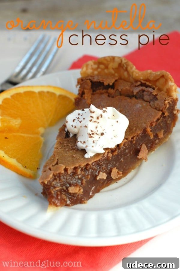 50 Zesty Citrus Desserts: Bright Recipes for Every Occasion 44 Orange Nutella Chess Pie