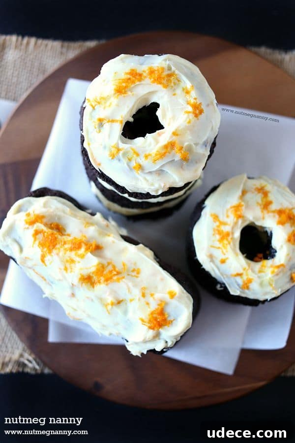 50 Zesty Citrus Desserts: Bright Recipes for Every Occasion 8 Chocolate Orange Baked Doughnuts