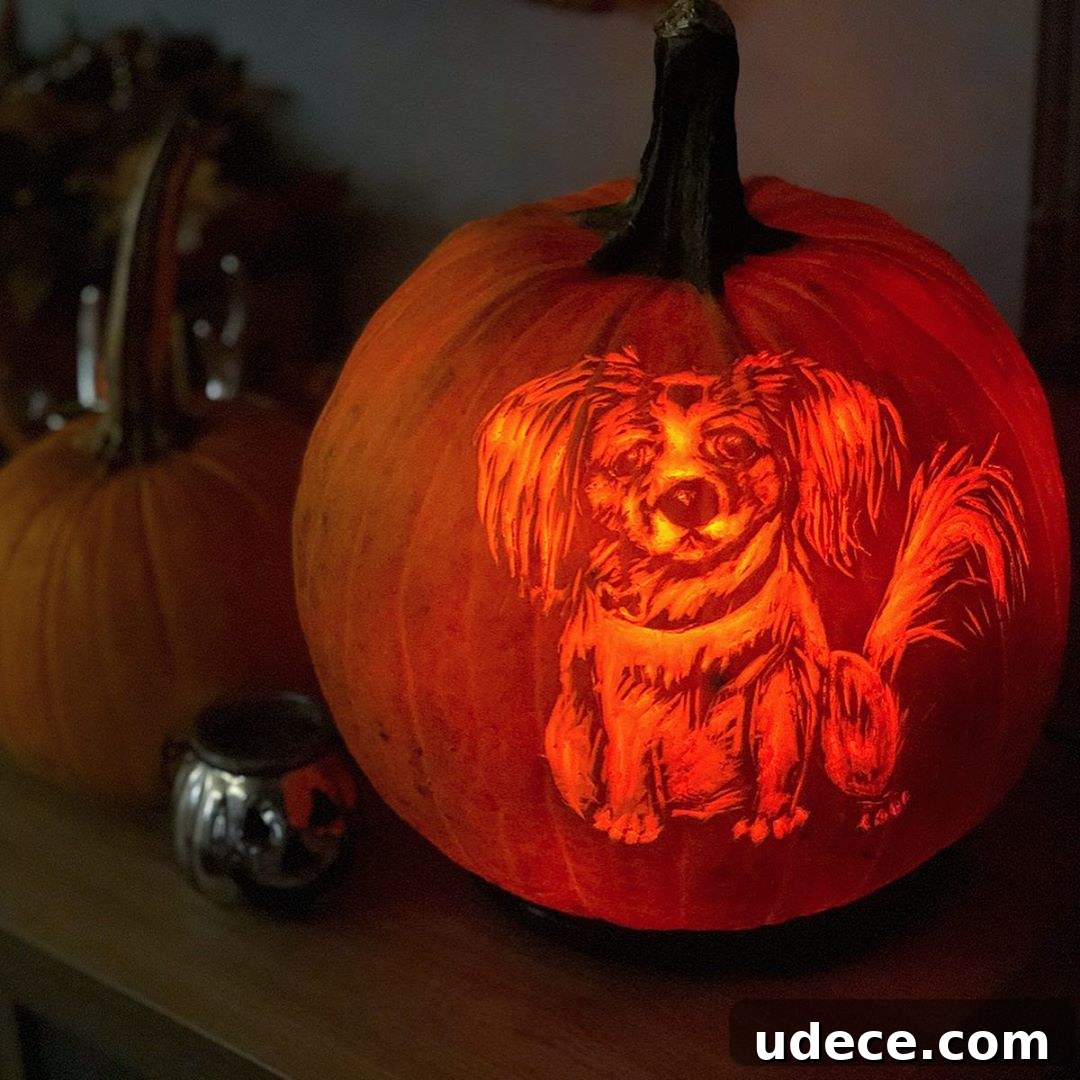 25+ Creative Pumpkin Carving Ideas for Halloween Decorations 25 Doggy Carved Pumpkin | 25+ Creative Carved Pumpkins