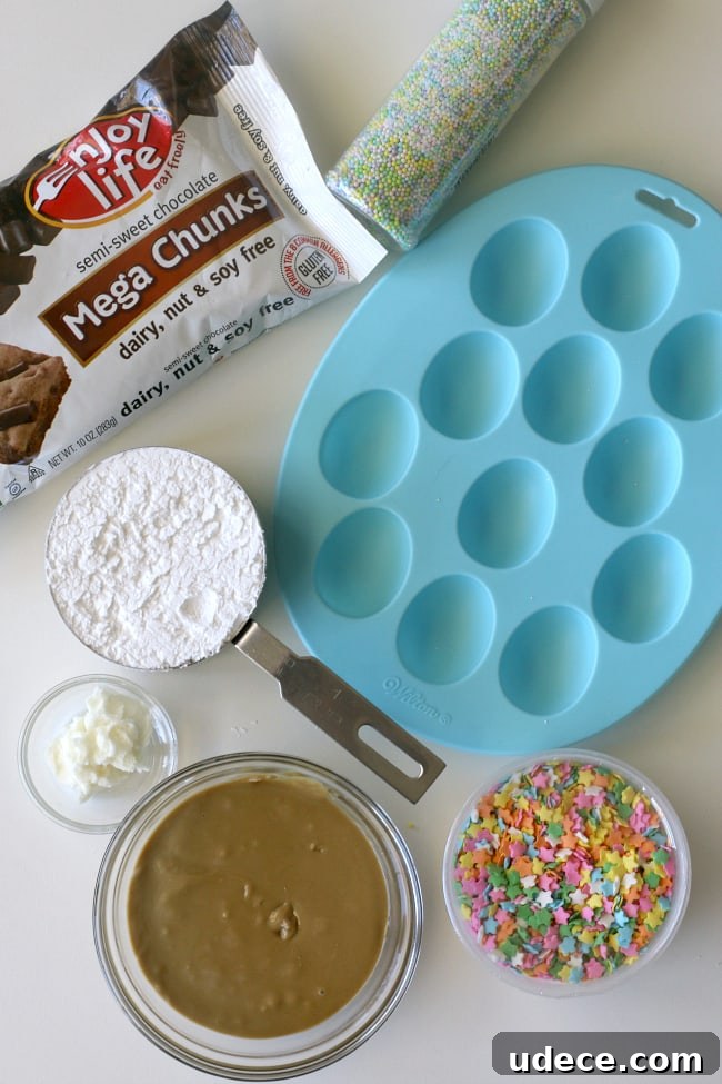Allergen-Free Chocolate Easter Eggs: Safe Treats for Spring 4 Ingredients for making allergy friendly Easter Eggs