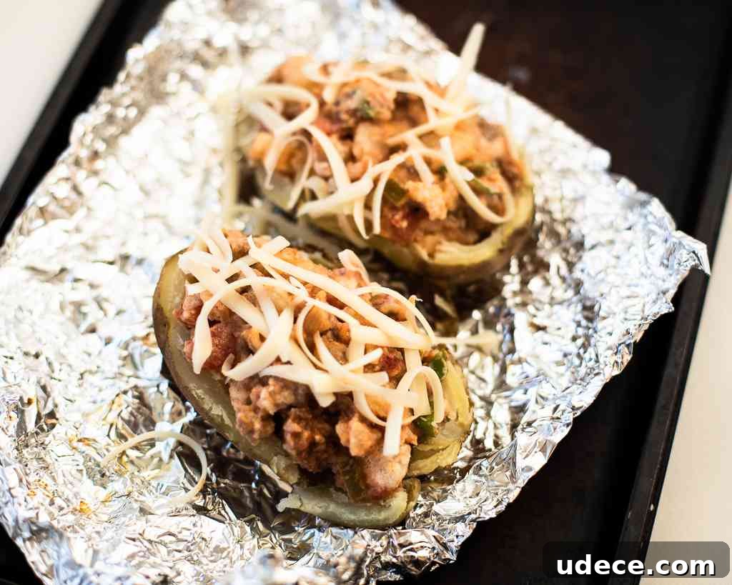 how to make chili potato skins