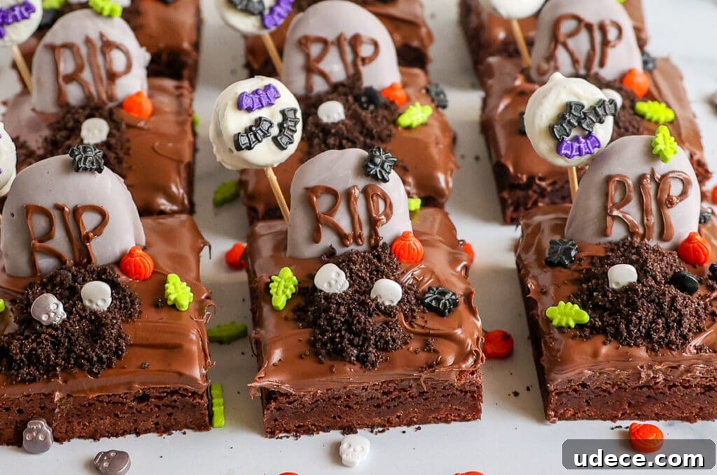 Graveyard Brownies: Spooky Halloween Dessert Recipe 15 Every component of these graveyard brownies can be made ahead!