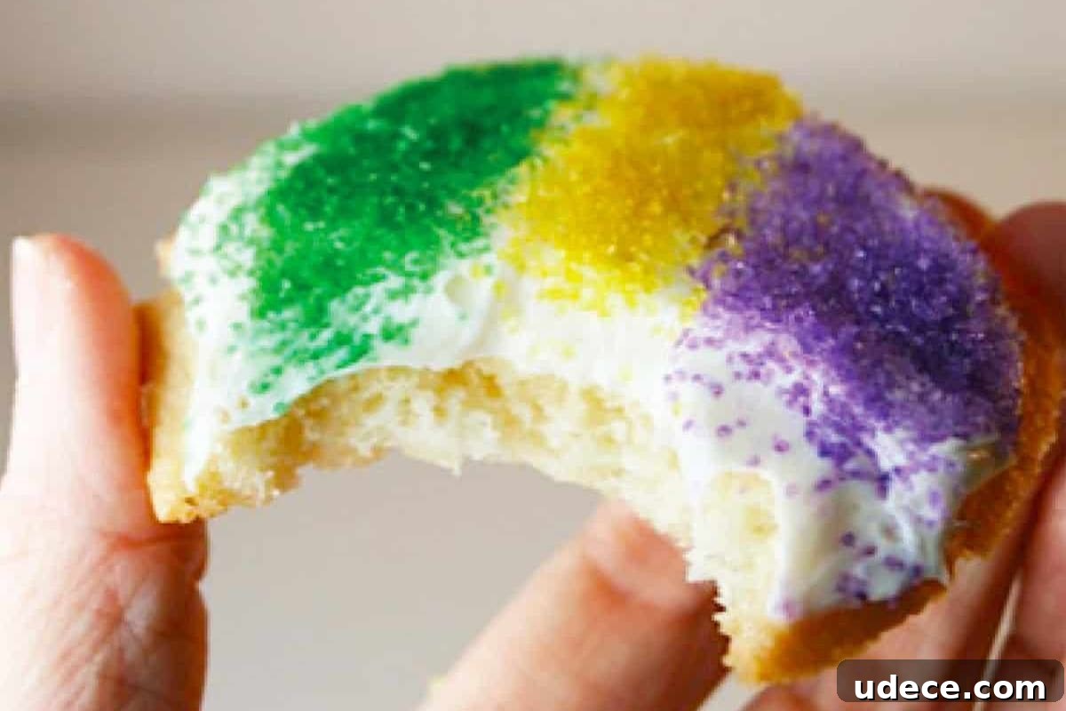 5 Irresistible Mardi Gras Treats to Try This Carnival Season 4 Mardi Gras Sugar Cookies