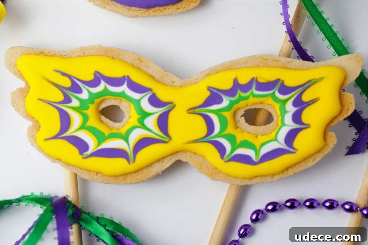5 Irresistible Mardi Gras Treats to Try This Carnival Season 5 Mardi Gras Mask Sugar Cookies