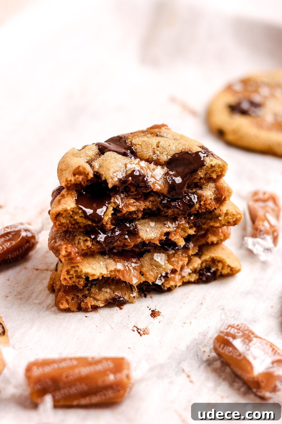 Chewy Caramel Chocolate Chip Cookies Recipe for Ultimate Flavor 17 img 6610 16