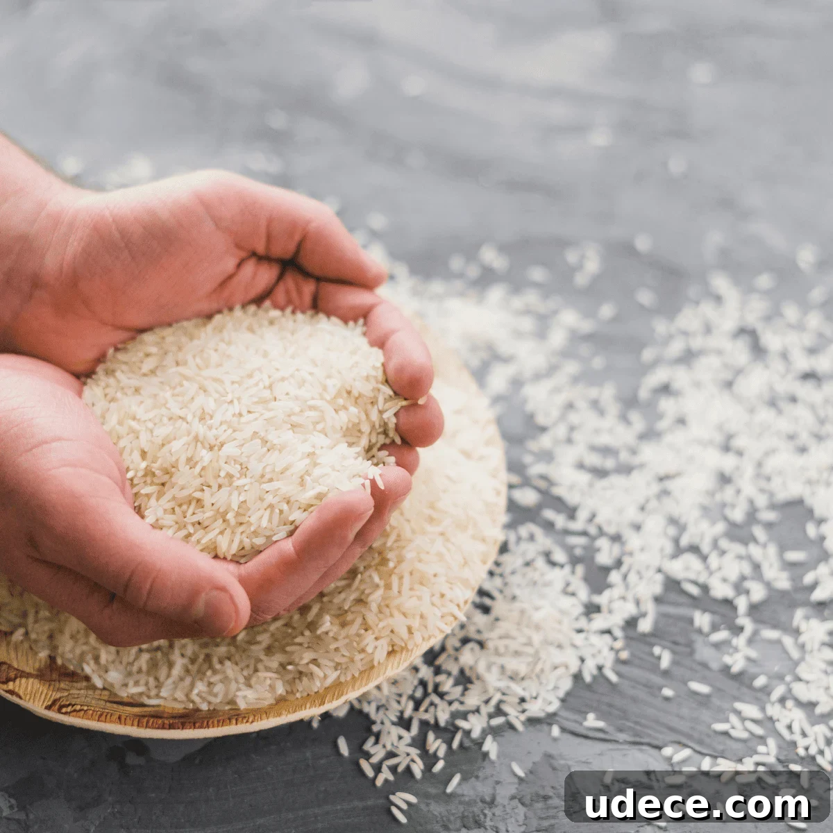hands filled with rice hands filled with rice