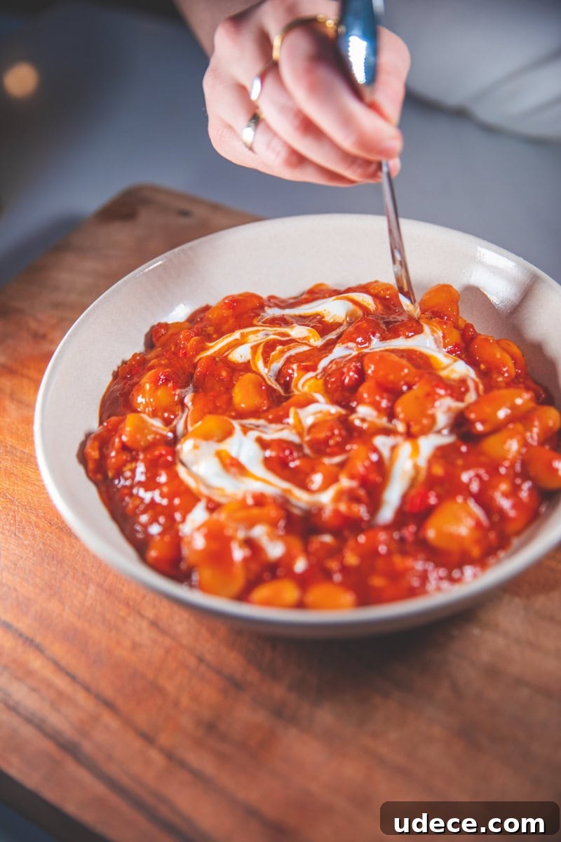 Spicy Harissa Butter Beans Recipe for Flavorful Weeknight Meals 3 Harissa Butter Beans - Georgie Eats