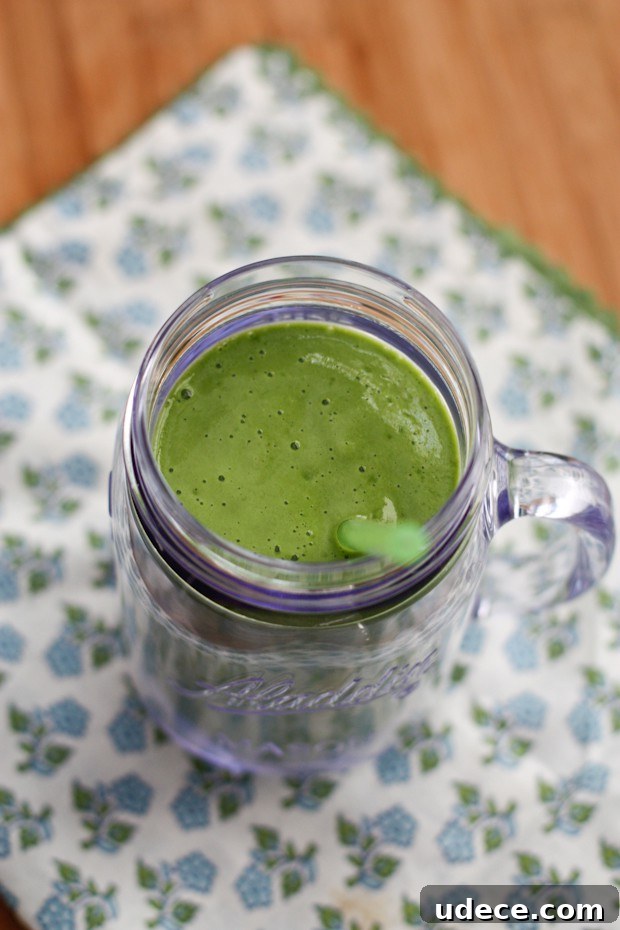 Cinnamon Pear Smoothie Recipe for Fall-Flavored Green Smoothies 3 Cinnamon Pear Green Smoothie