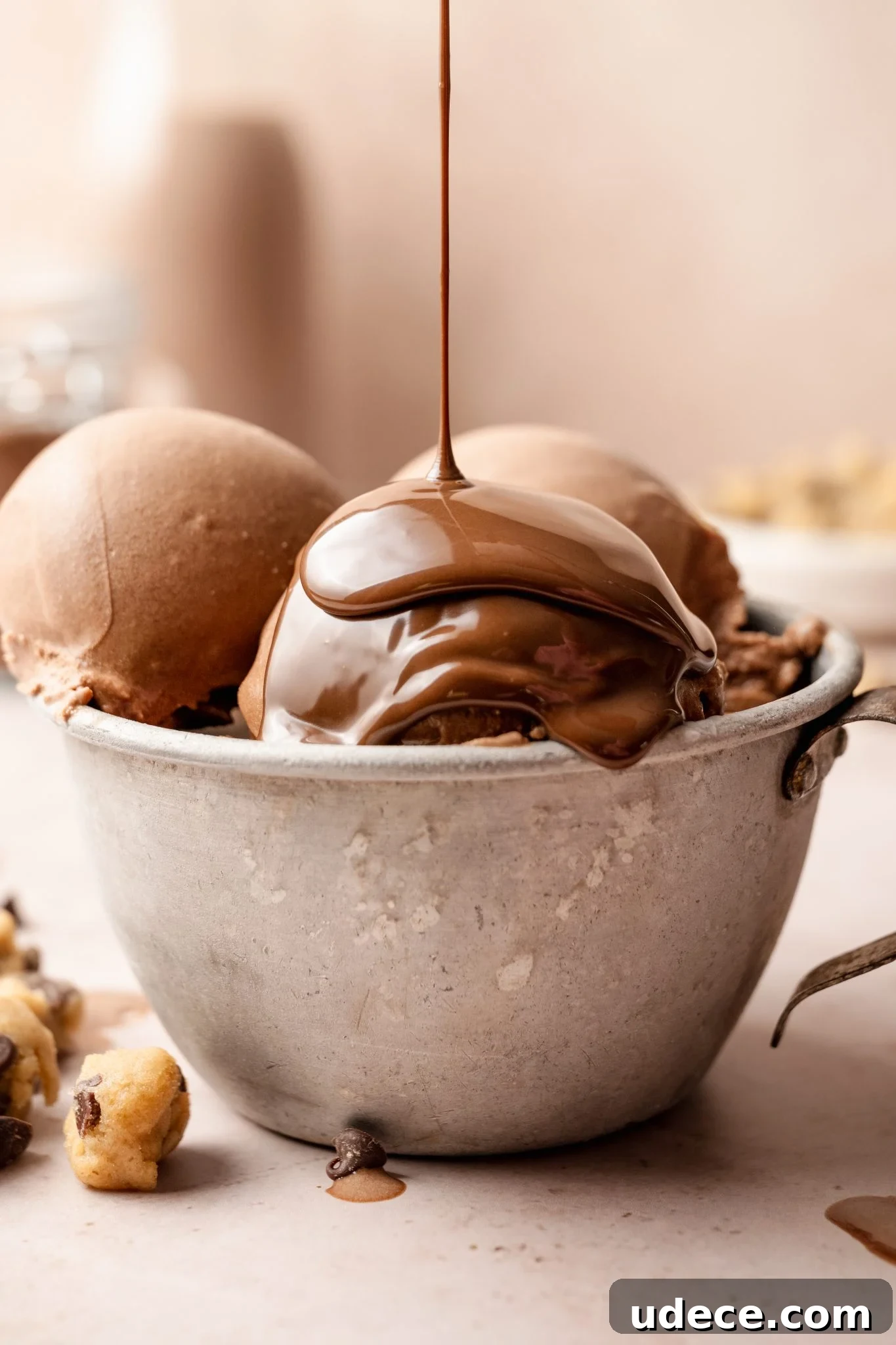 Rich Chocolate Ice Cream Recipe for Ninja Creami Machines 12 Another shot of chocolate ice cream