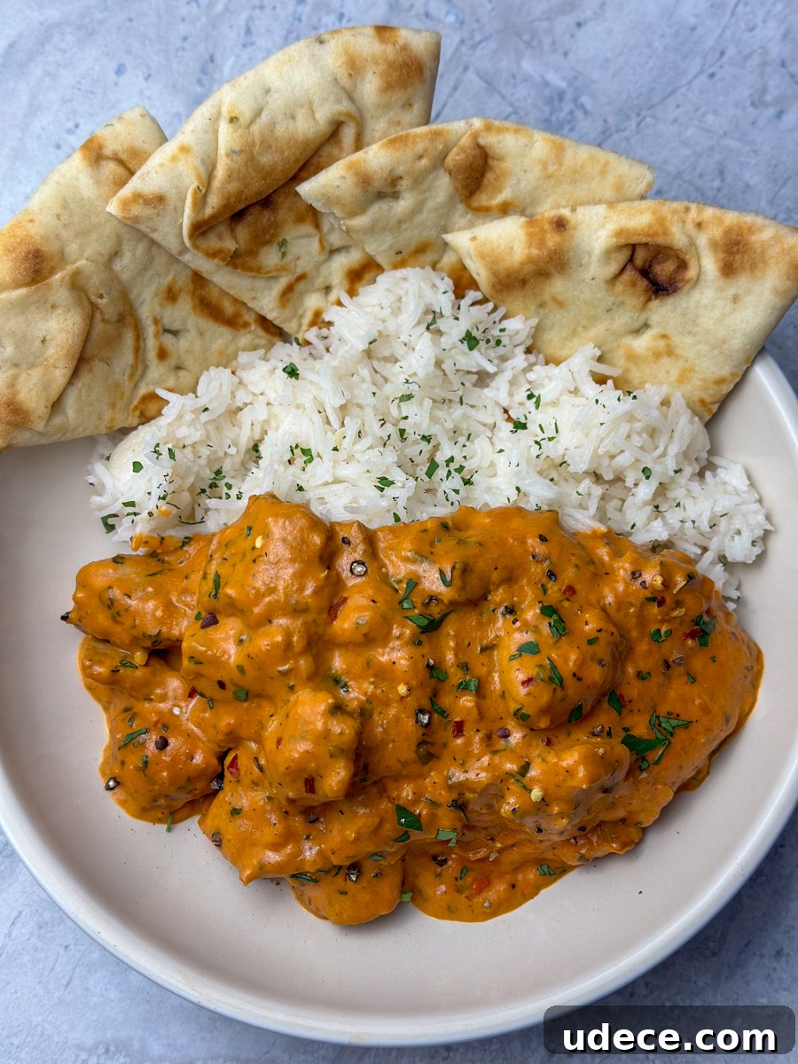 Authentic Homemade Butter Chicken Recipe You Can Make Tonight 2 naan with butter chicken