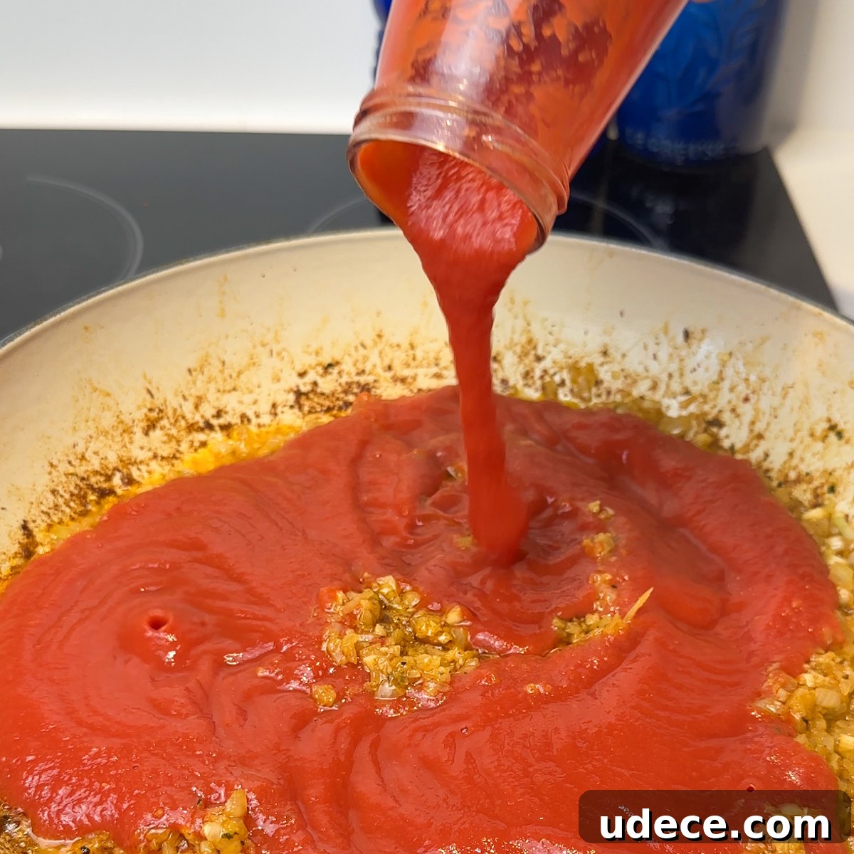 Authentic Homemade Butter Chicken Recipe You Can Make Tonight 5 Sauté the veggies & add in the tomato sauce & sugar!