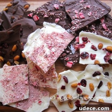 Christmas Chocolate Bark Recipe: Festive Homemade Candy Gift 2 Chocolate Bark and a Merry Christmas