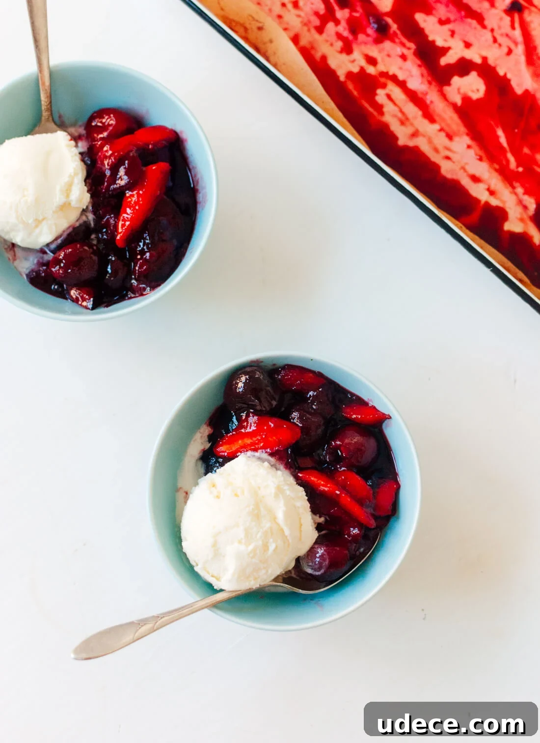 Balsamic Stone Fruit Sundae