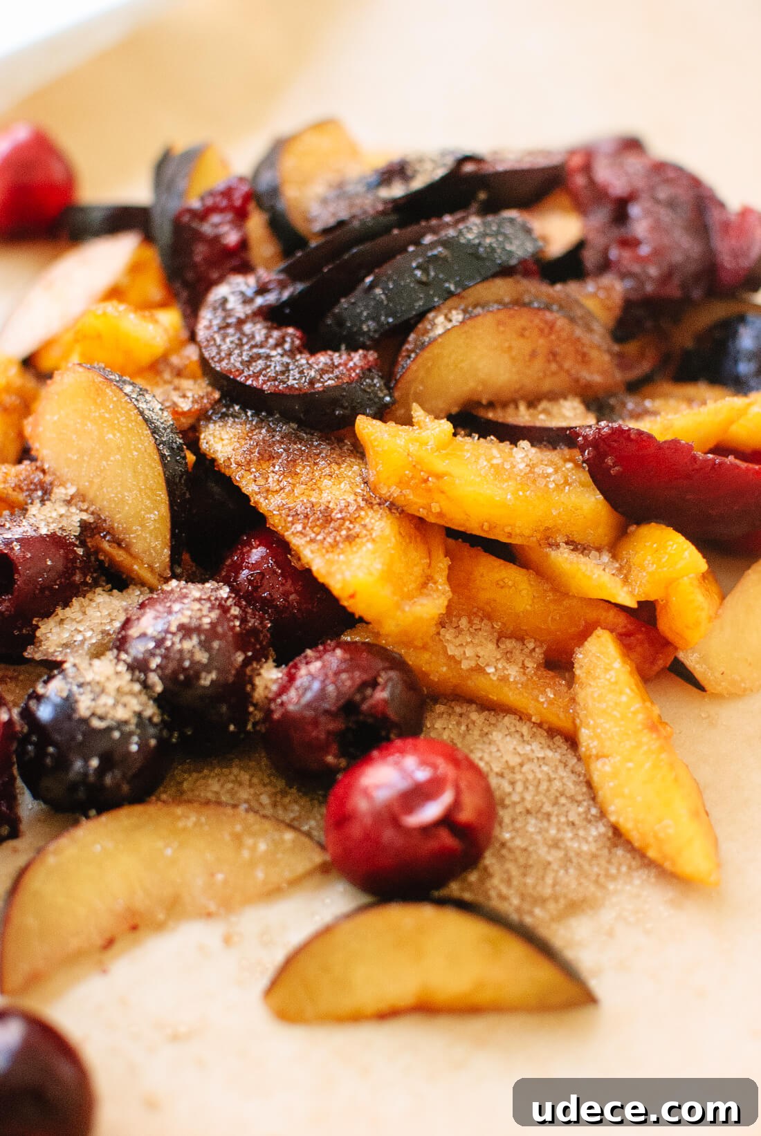 fresh stone fruit
