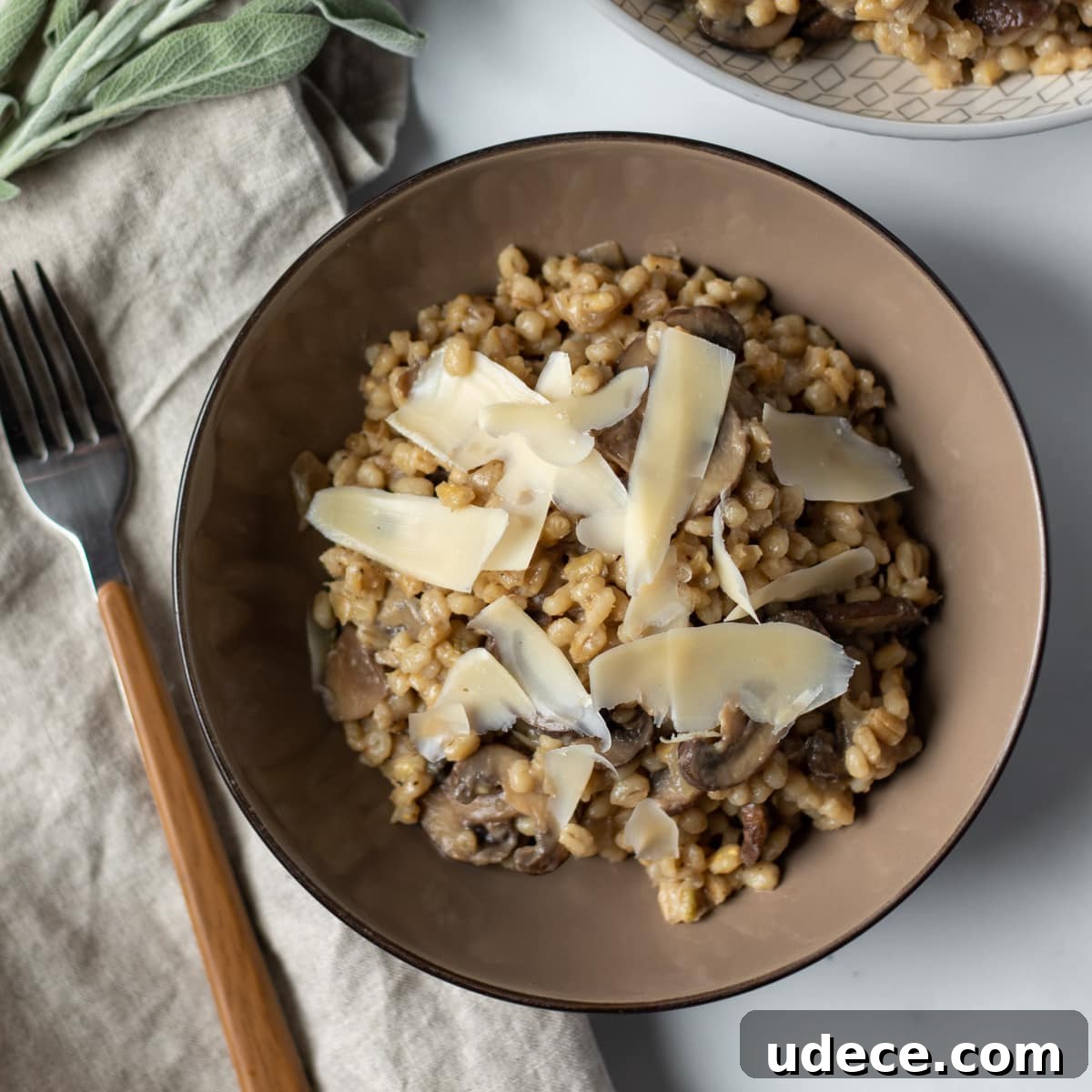 Image for Vegan Mushroom-Sage Orzotto