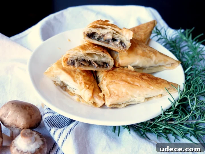 Image for Creamy Mushroom Pockets