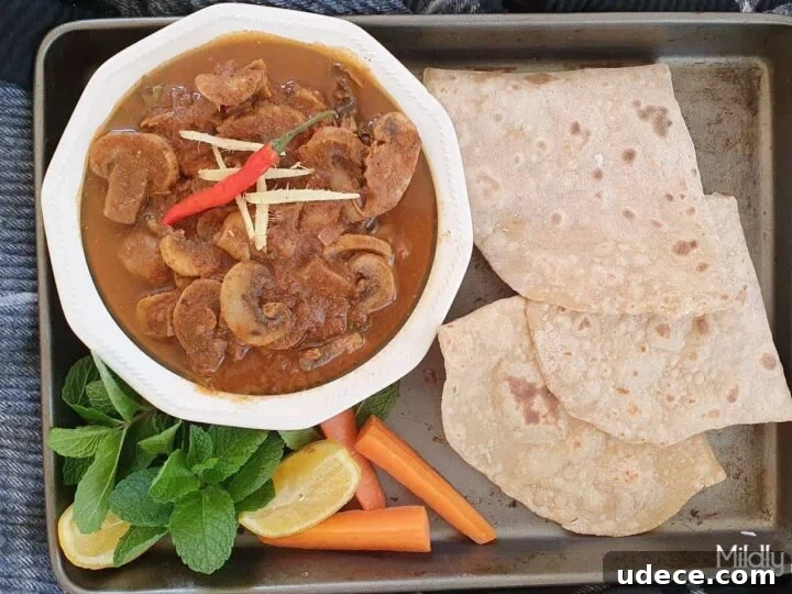 Image for Kadai Mushroom Curry Recipe