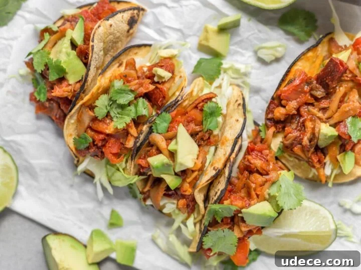 Image for Vegan Pulled Oyster Mushroom Tacos