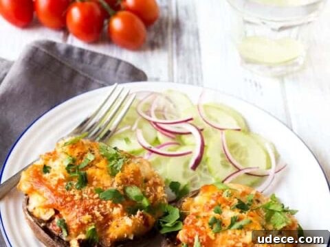 Image for Cheese and Butterbean Stuffed Mushrooms