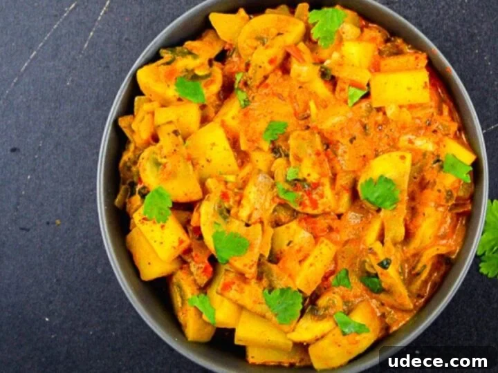 Image for Potato Mushroom Curry