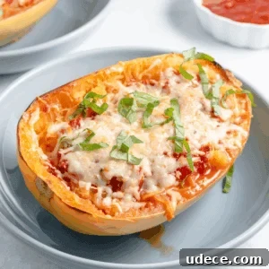 30+ Vegetarian Dinner Ideas That Make You Forget Meat Forever 14 Stuffed lasagna spaghetti squash.