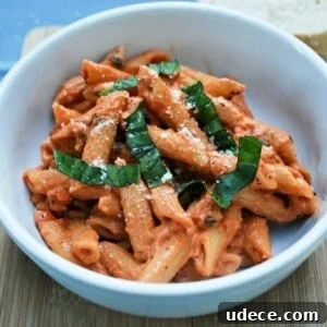 30+ Vegetarian Dinner Ideas That Make You Forget Meat Forever 4 Creamy Tomato and Basil Penne Pasta