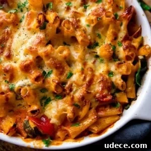 30+ Vegetarian Dinner Ideas That Make You Forget Meat Forever 24 Vegetable pasta bake.