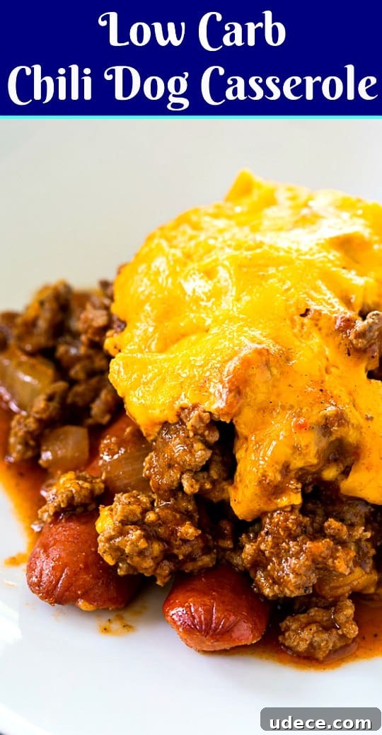 Low-Carb Chili Dog Casserole Recipe for Keto-Friendly Comfort Meal 8 Low Carb Chili Dog Casserole