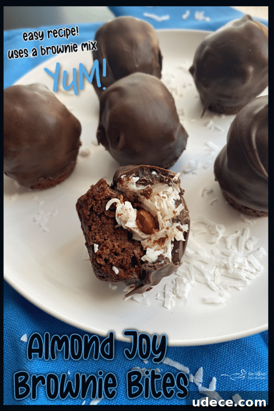 Almond Joy Brownie Bites logo