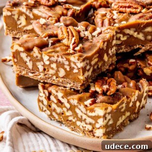 No Bake Pecan Pie Bars - Olivia Adriance