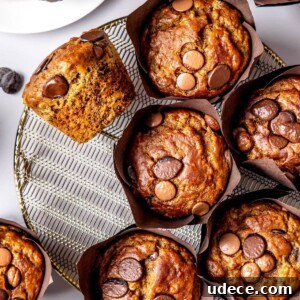 Gluten-Free Chocolate Chip Banana Muffins - Olivia Adriance