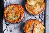 Crispy Mini Turkey Pot Pies with Flaky Crust