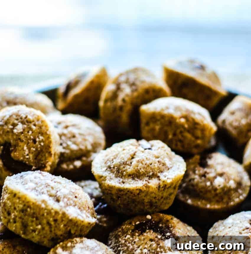 Gluten-Free Hazelnut Financiers with Dark Chocolate Ganache