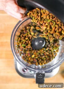 making flourless pistachio crust