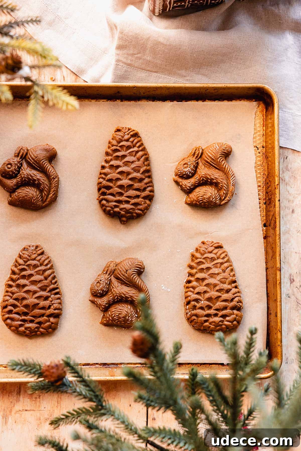 ready to bake molded gingerbread cookies