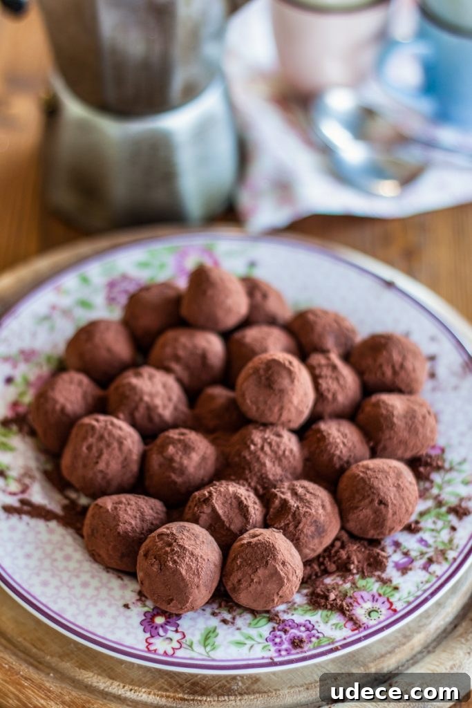 chocolate truffles
