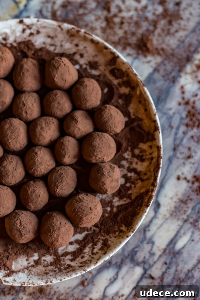 chocolate truffles