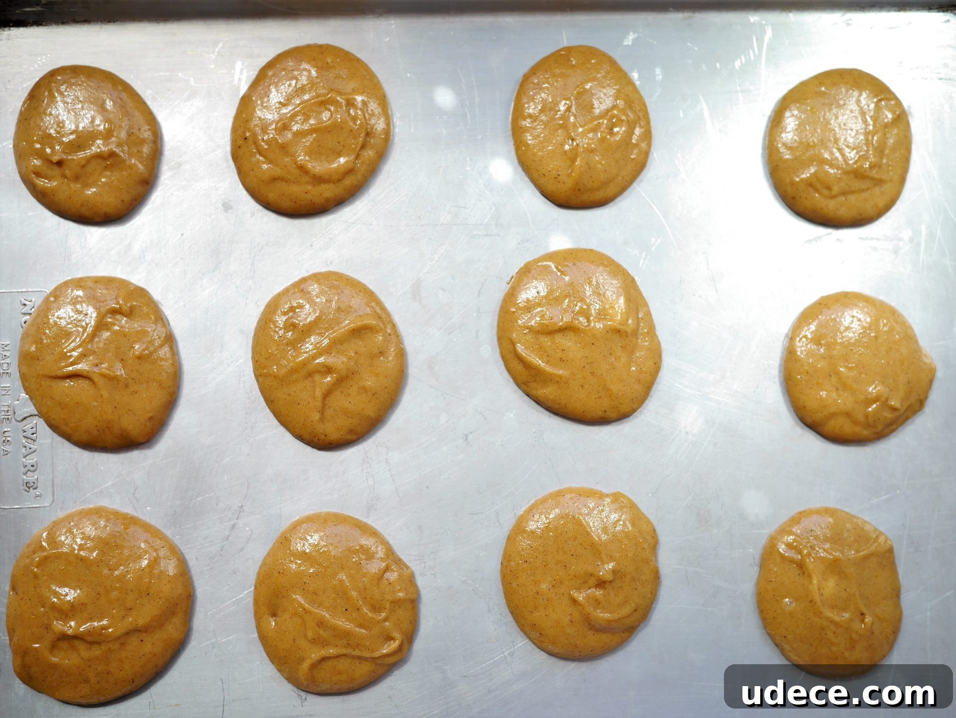 Dough on sheet