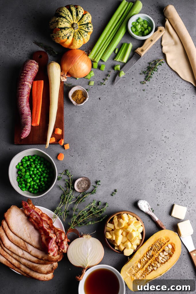 INGREDIENT SHOT FOR mini turkey pot pie