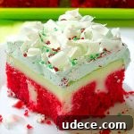 Christmas Red Velvet Poke Cake - Featured Image