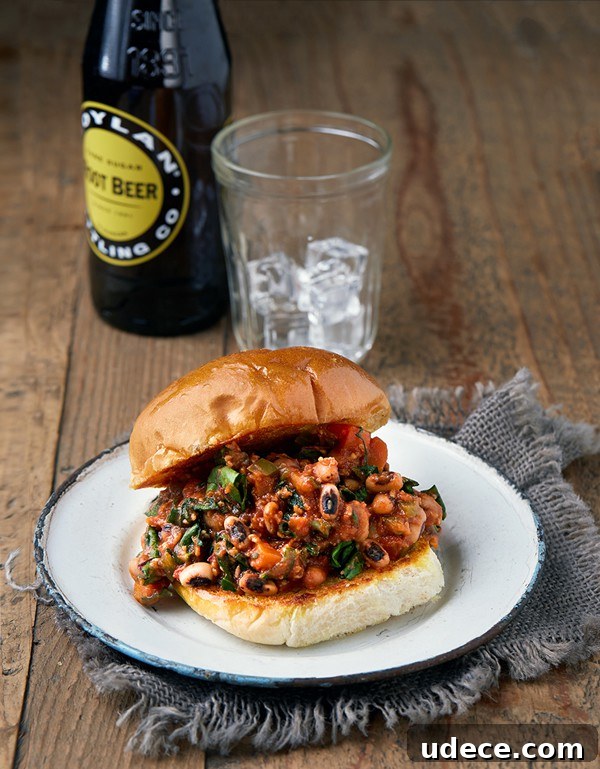 Sloppy Black-Eyed Peas for Virtual Vegan Potluck