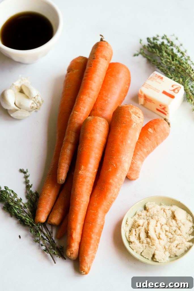 maple glazed roasted carrots ingredients