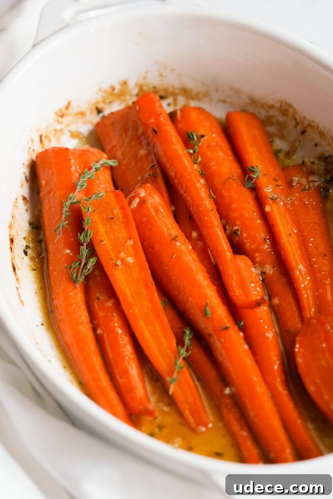 maple roasted carrots